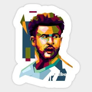 Human In Pop Art Sticker